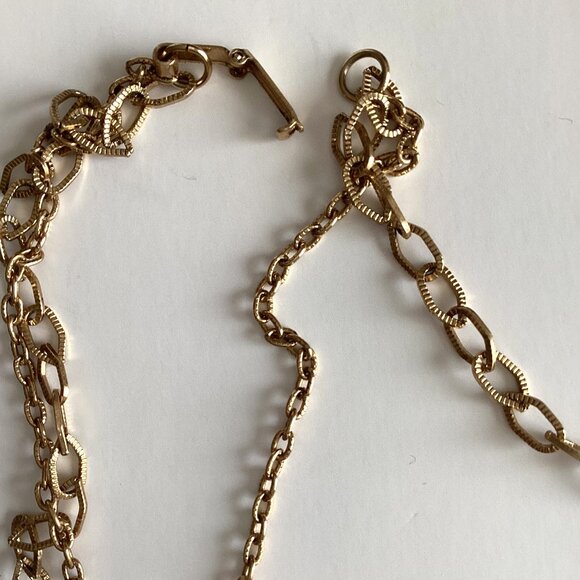 Blue Owl Necklace Pendant Double Chain Women's Jewelry Accessories - Picture 4 of 4